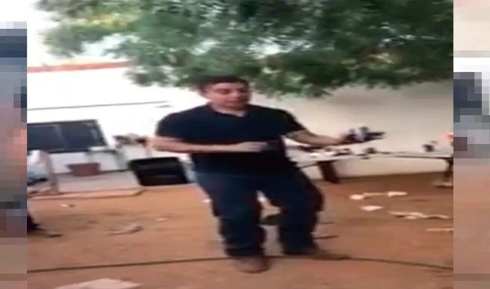 Facebook: padre de familia deslumbra con eufórico baile en el cumpleaños de su hijo [VIDEO]