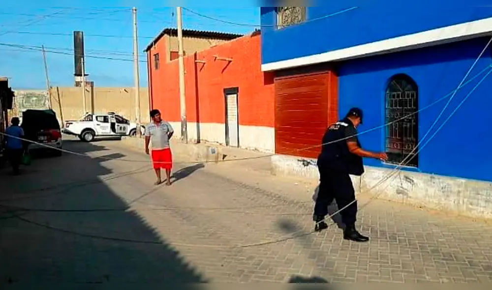 Personal de Serenazgo y vecinos de la zona levantaron los cables.