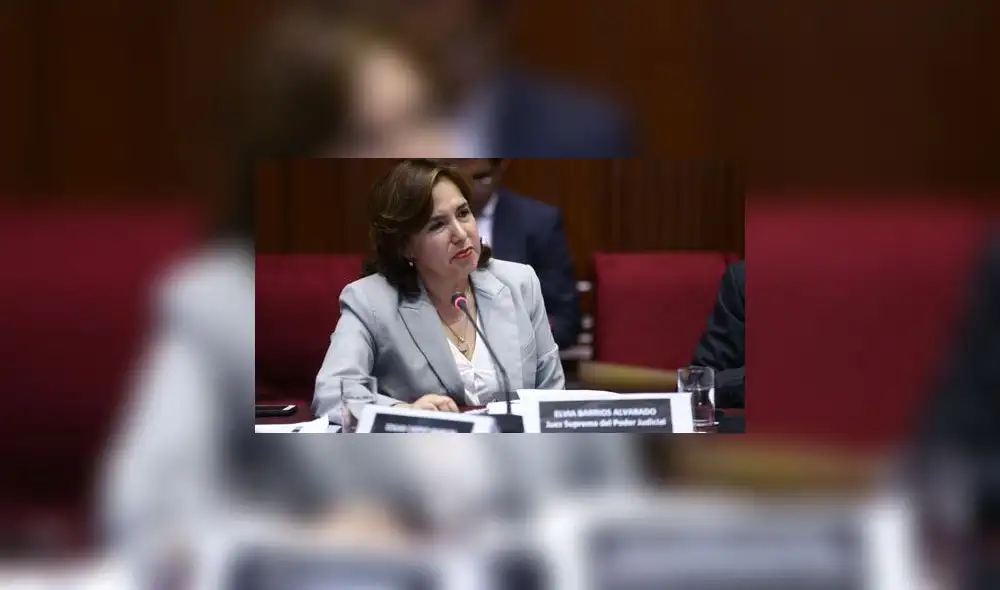 Jueza Elvia Barrios niega injerencia en contratación de su esposo en el JNE Jueza Elvia Barrios niega injerencia en contratación de su esposo en el JNE