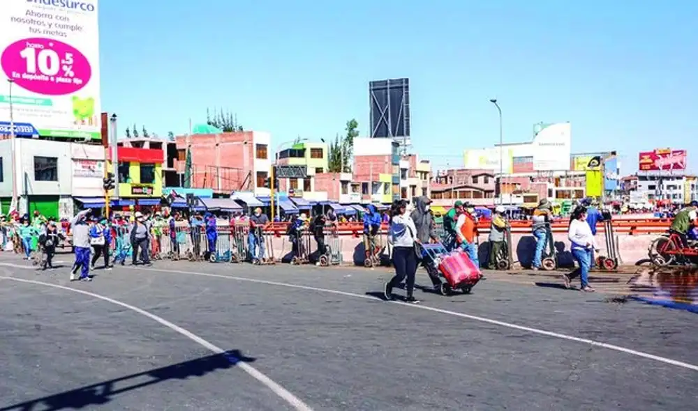Arequipa: emporio comercial del Avelino Cáceres en crisis por falta de clientes