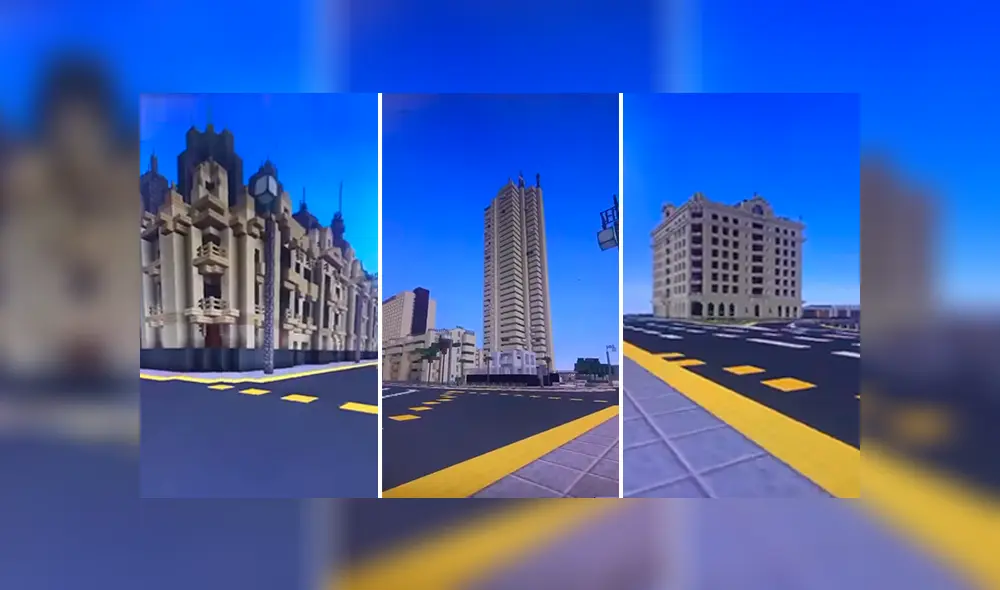 Niño peruano de 13 años plasmó reconocibles partes de nuestra capital para el proyecto Build The Earth de Minecraft.