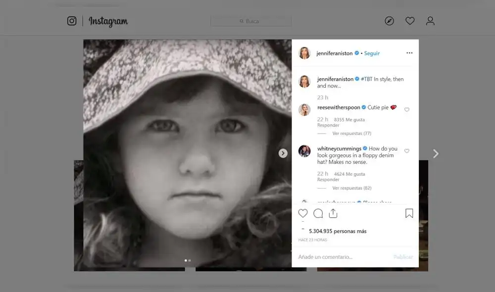 Jennifer Aniston destruye el plan de Selena Gomez con la foto con "más me gusta". Fuente: Instagram