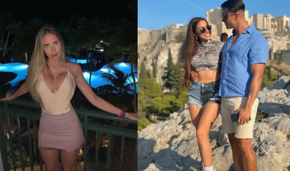 Jessica Pérez reaparece junto a Fabio Agostini en Atenas. Foto: Instagram de Jessica Pérez.