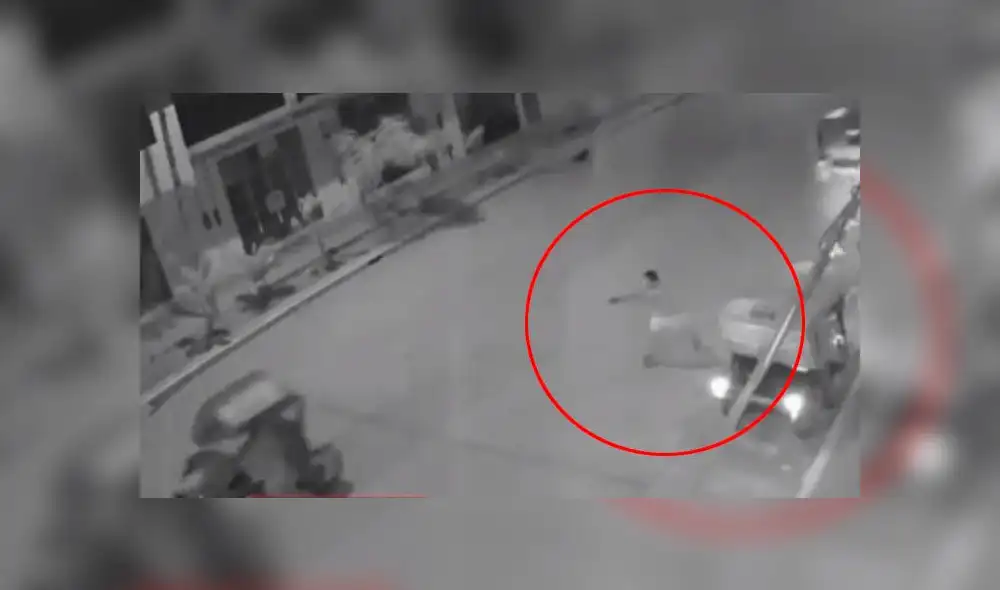 Policía se encontraba de civil y disparó varias veces para hacer huir a ladrones. (Foto: Captura de video / 24 Horas) Policía se encontraba de civil y disparó varias veces para hacer huir a ladrones. (Foto: Captura de video / 24 Horas)