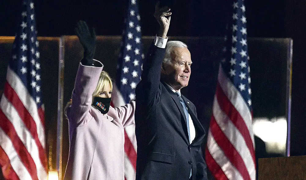 Confiado. Exvicepresidente hizo entre sus seguidores un llamado a la defensa de los votos. Foto: AFP Confiado. Exvicepresidente hizo entre sus seguidores un llamado a la defensa de los votos. Foto: AFP