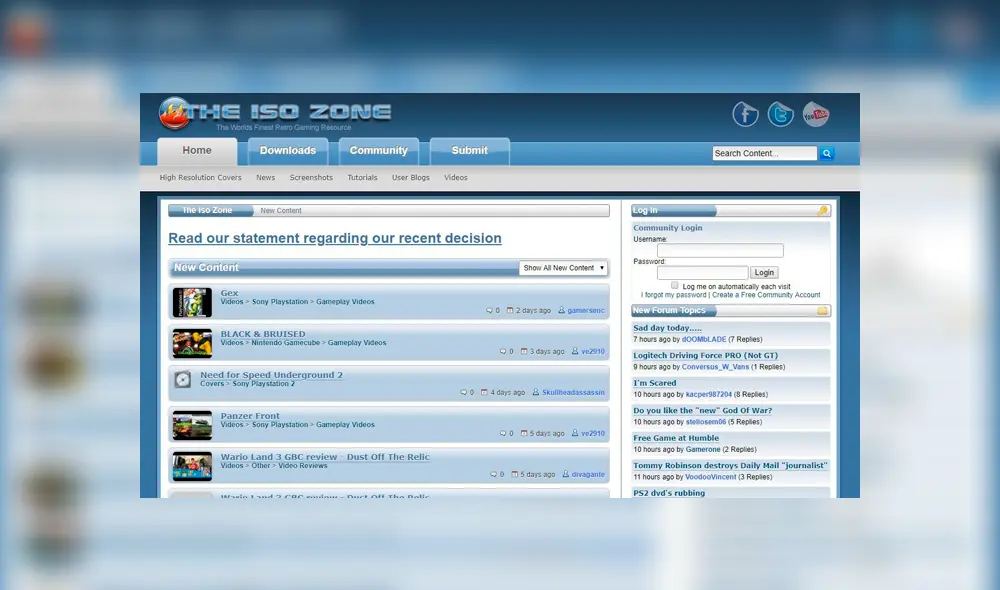 YouTube: Nintendo gana demanda a sitio de ROMS y cobrará más de 12 millones de dólares [VIDEO]