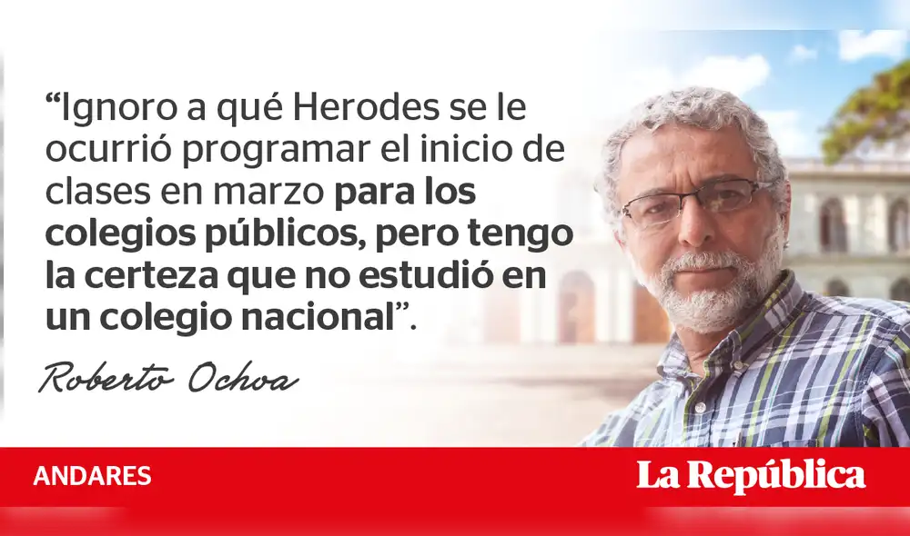 Herodes en el sector educación