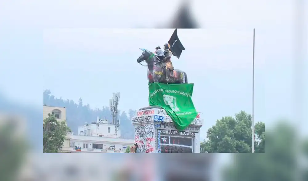 Las protestas no paran en Chile. Las protestas no paran en Chile.