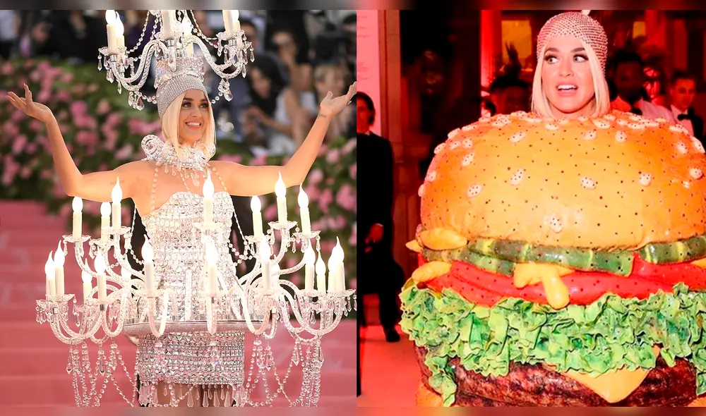 Katy Perry de candelabro en la MET Gala 2019 y de hamburguesa en el after [VIDEO]