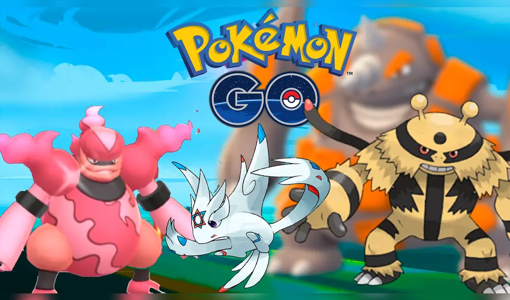 Pokémon GO: Mira cómo lucen Rhyperion, Magmortar y más evoluciones de la cuarta generación [FOTOS]