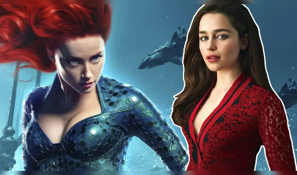Amber Heard está perdiendo la simpatía de los fans. Ahora un grupo quiere a Emilia Clarke de protagonista - Fuente: Composición Amber Heard está perdiendo la simpatía de los fans. Ahora un grupo quiere a Emilia Clarke de protagonista - Fuente: Composición