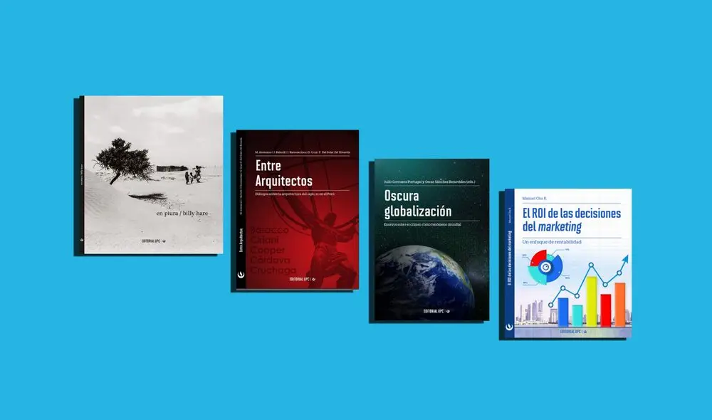 Los libros de la UPC en el Feria Internacional de Libros de Lima 2020.