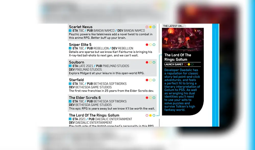 Sigue deslizando para ver más.