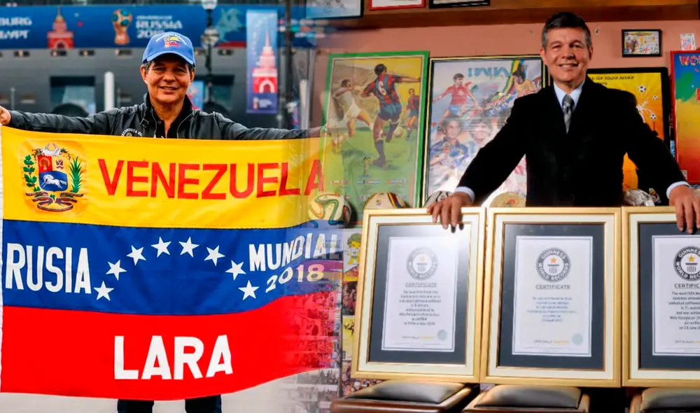 Hely Garaggozo presentó más de 500 evidencias a los Record Guiness. Foto: Fabrizio Oviedo/ composición LR