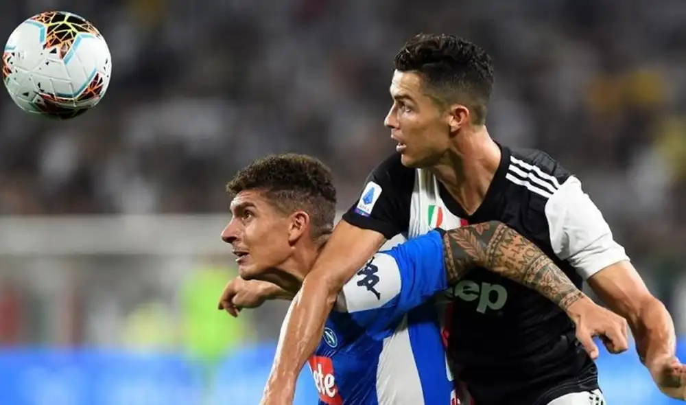 Juventus fue declarado ganador del partido ante Napoli. Foto: EFE Juventus fue declarado ganador del partido ante Napoli. Foto: EFE