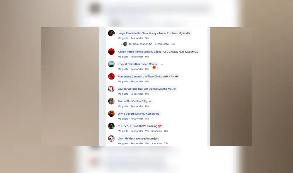 Las reacciones en Facebook fueron diversas.