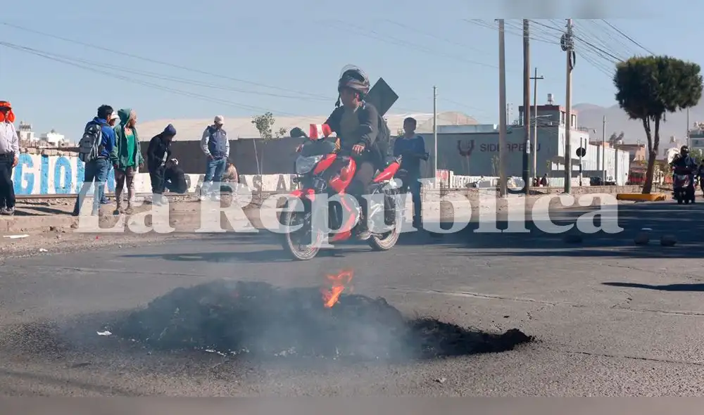 Paro en Arequipa EN VIVO: Tránsito restringido y bloqueos en protesta contra Tía María