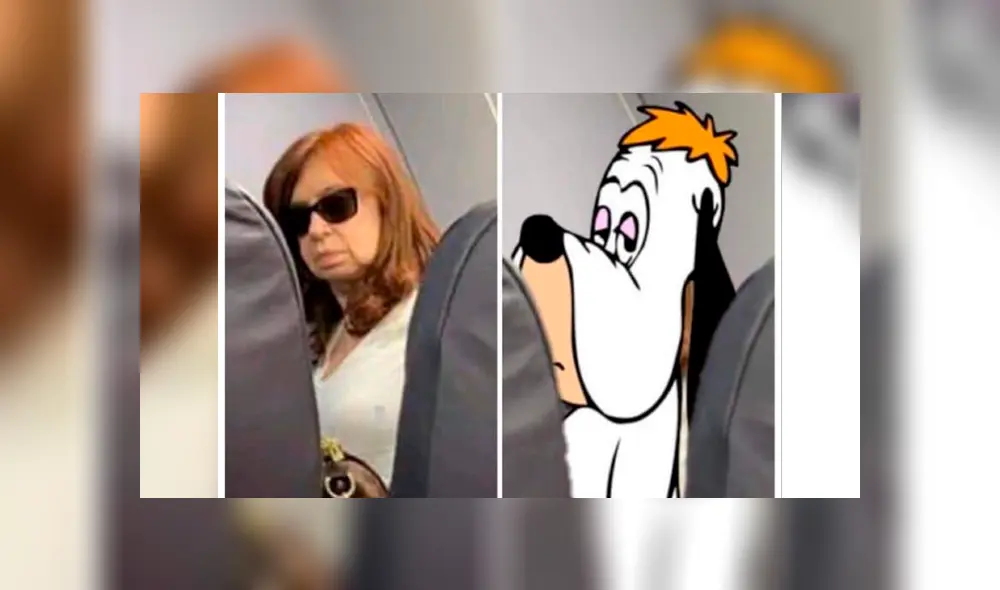 La expresidenta de Argentina Cristina Fernández de Kirchner fue comparada con Droopy. La expresidenta de Argentina Cristina Fernández de Kirchner fue comparada con Droopy.