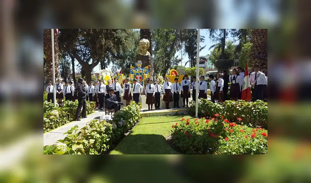 Estudiantes arequipeños homenajearon a César Vallejo