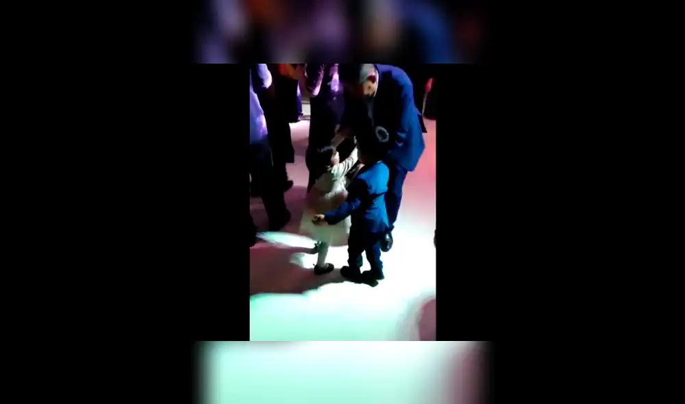 Vía Facebook: niño tiene una agresiva acción cuando le quitaron su pareja de baile [VIDEO]