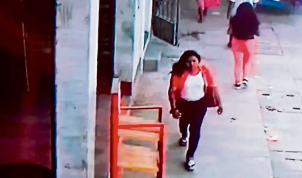 Prueba. La policía tiene esta última imagen de la periodista. Prueba. La policía tiene esta última imagen de la periodista.