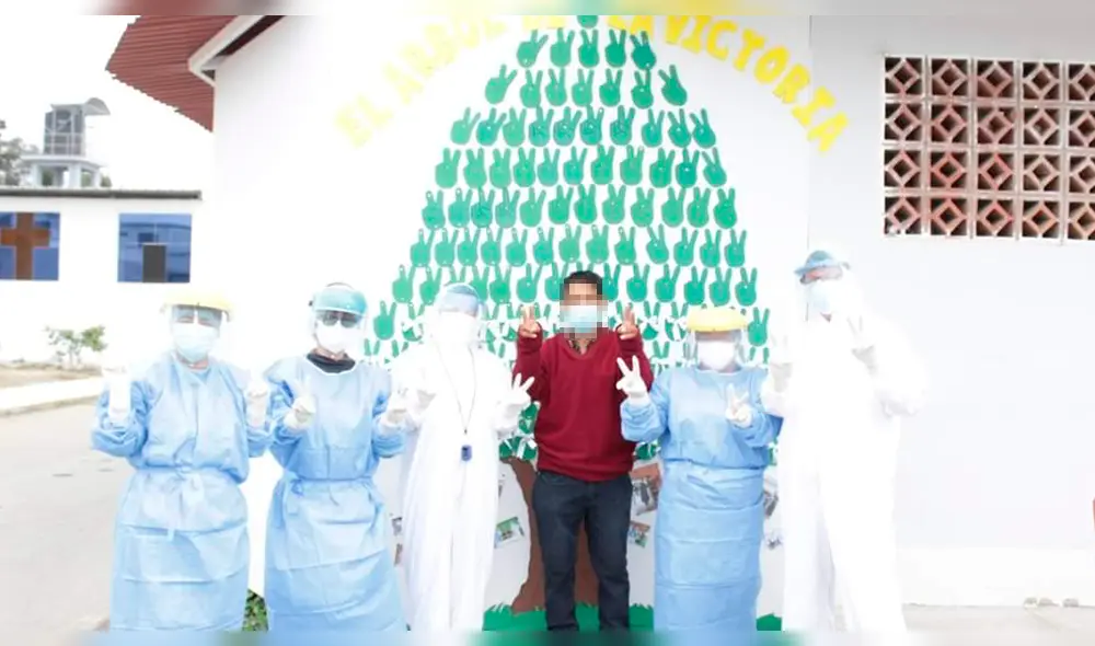 El "árbol de la victoria" en Chimbote.