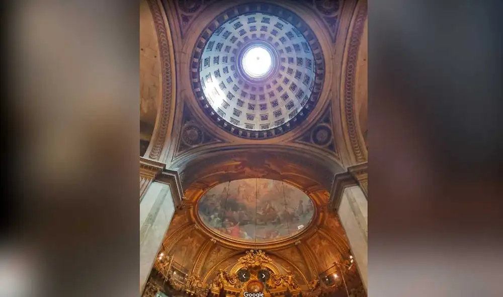 Desliza las imágenes para ver cómo luce la iglesia donde Tom Hanks filmó el Código Da Vinci en Francia. Foto: captura de Google Maps.