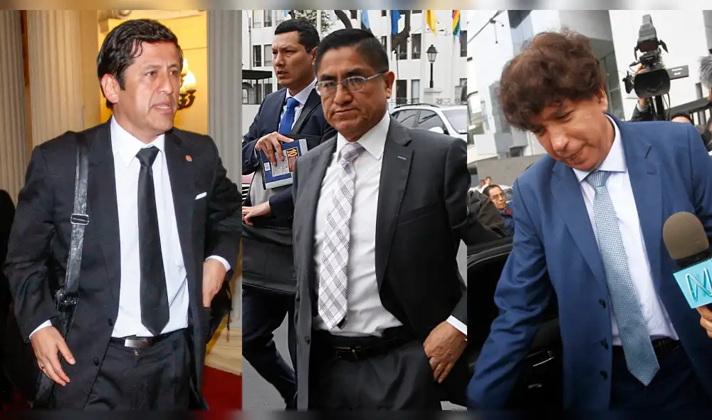 PJ declaró fundado recalificación de delitos contra Hinostroza, Aguila y Noguera