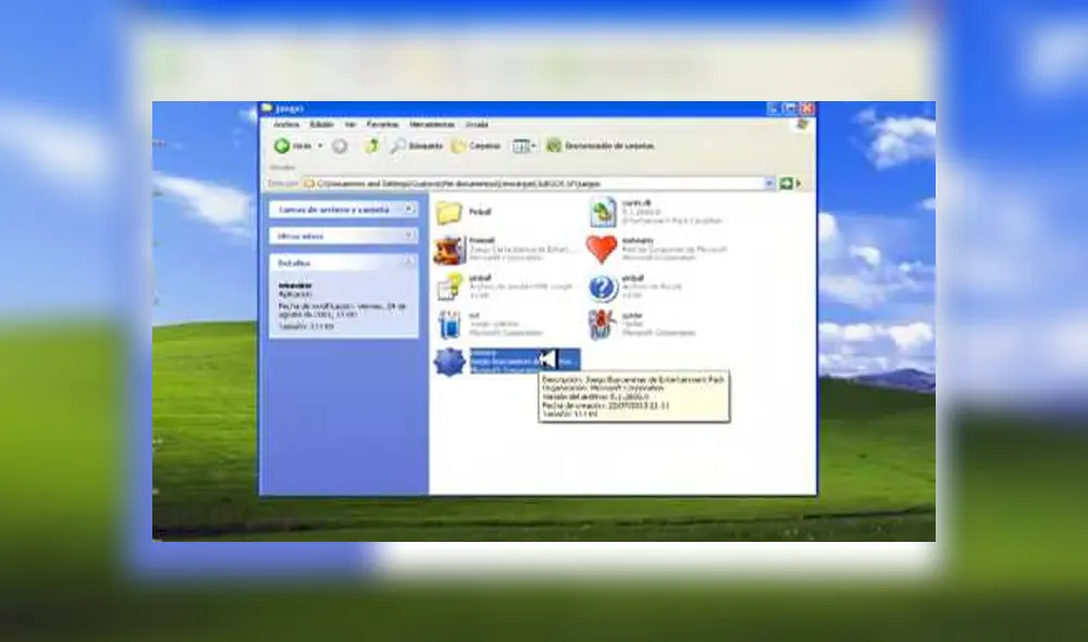 Juegos clásicos de Windows. Foto: Captura.