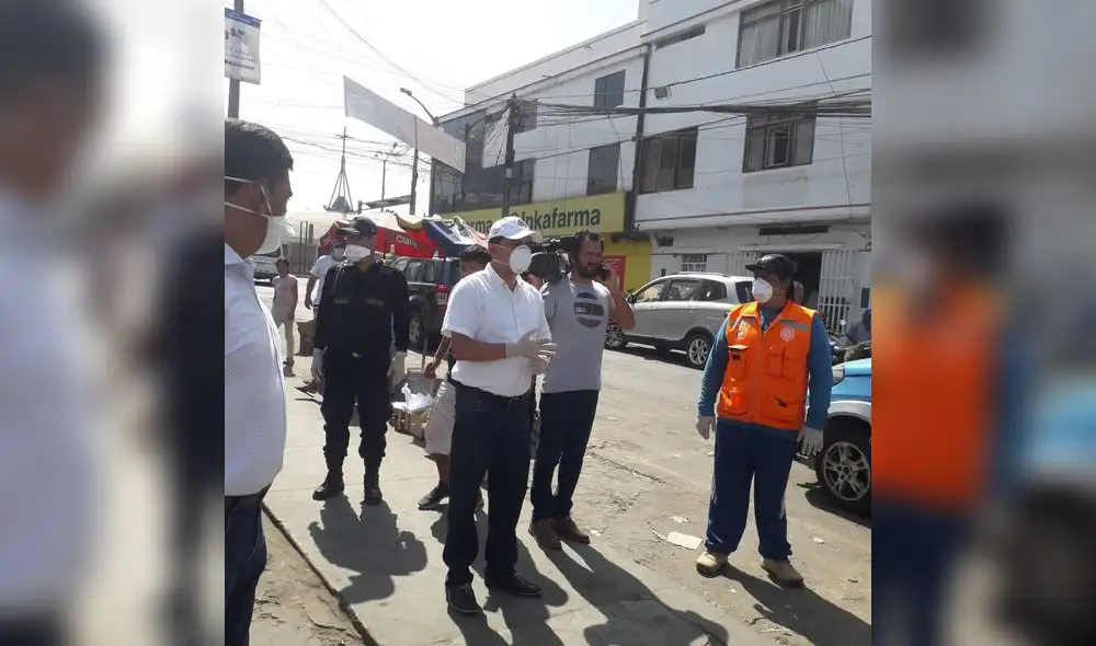 Alcalde Martín Namay lideró operativo Alcalde Martín Namay lideró operativo