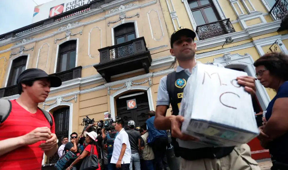 Keiko Fujimori: Pérez allanó por segundo día el local de FP