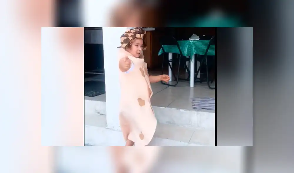 Facebook: Niña se disfraza de taco para atraer clientes al negocio de su tío [VIDEO]