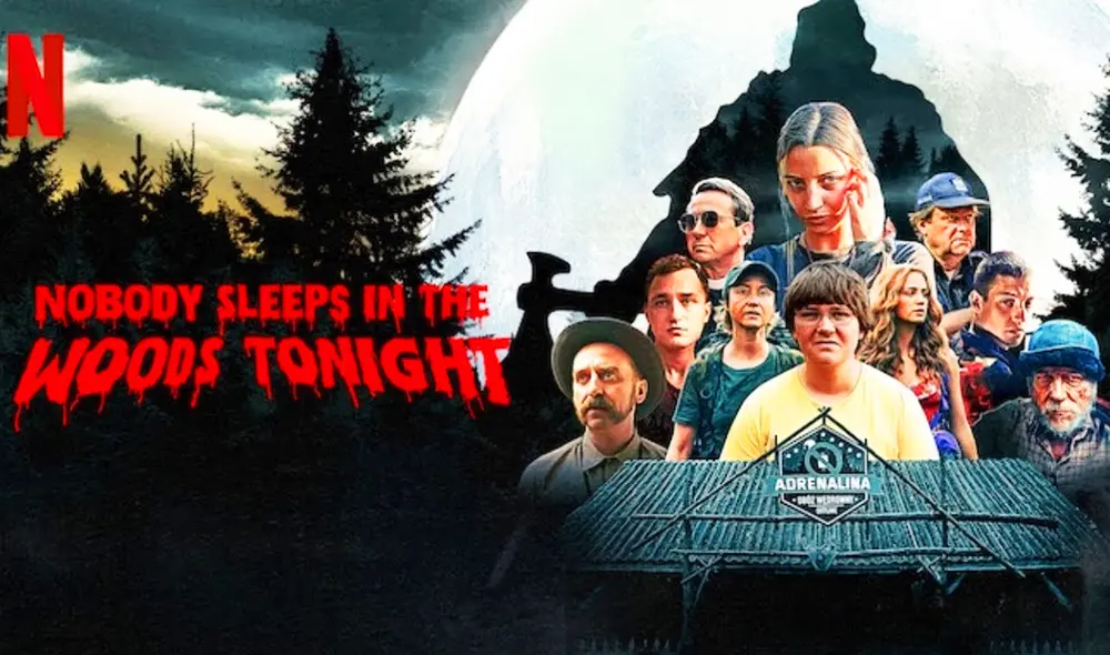 Nobody sleeps in the woods tonight rinde tributo al cine slaser. Foto: Netflix Nobody sleeps in the woods tonight rinde tributo al cine slaser. Foto: Netflix