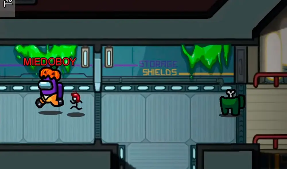 Desliza para ver las decoraciones por Halloween que han transformado los mapas de Among Us. Foto: YouTube