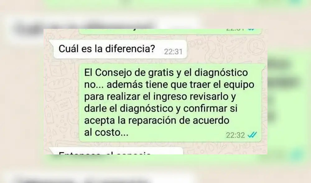 WhatsApp: pide ayuda a técnico para que arregle gratis su laptop, pero fue 'troleado' [FOTOS]