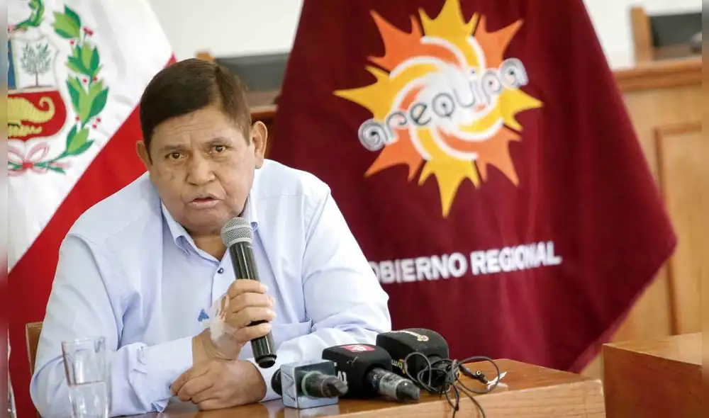 ausente. Gutiérrez solo tuvo una aparición pública. Personas allegadas a la autoridad señalan que está mal de salud.