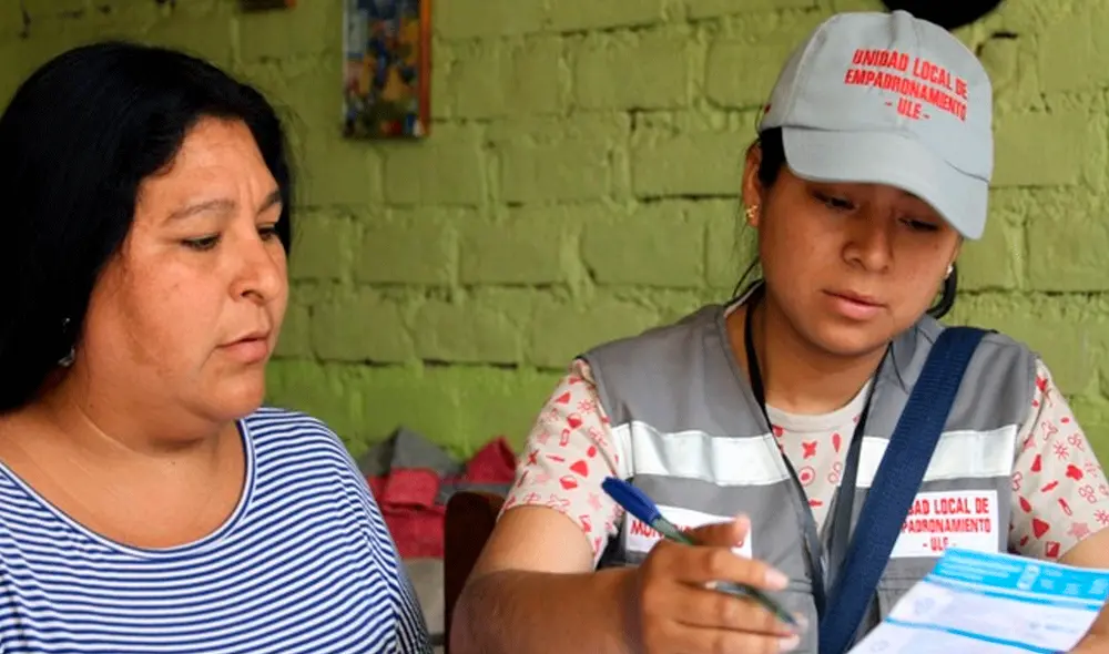 El SISFOH califica a los hogares empadronados según su nivel de bienestar. Foto: Archivo Imagen Institucional - MDJ