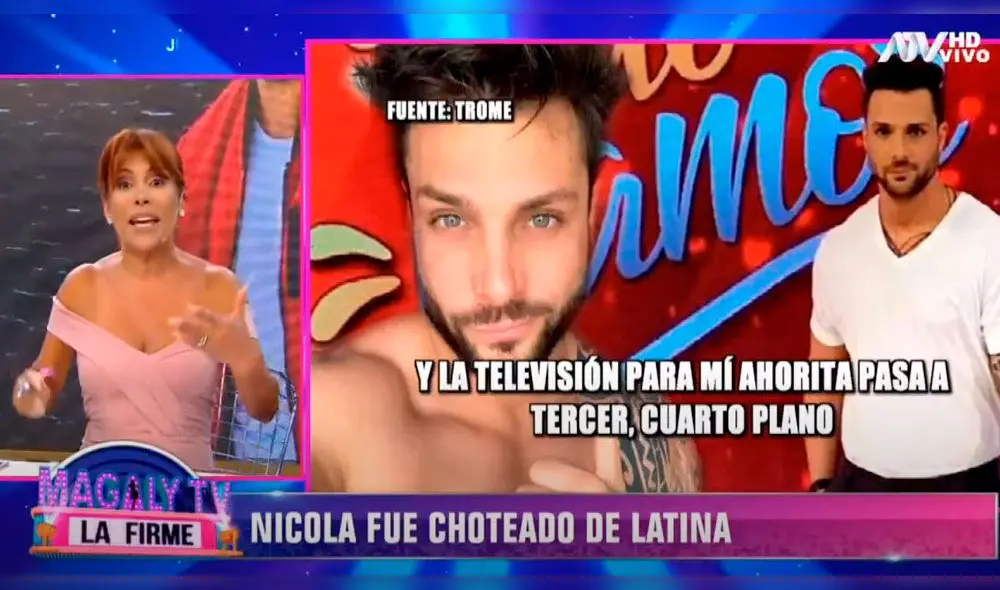 Magaly TV, la firme Foto: captura Magaly TV, la firme Foto: captura