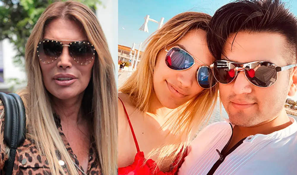 Jessica Newton demuestra que se lleva de maravilla con su yerno Deyvis Orosco