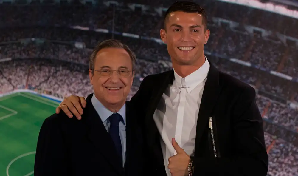 Florentino Pérez y Cristiano Ronaldo. Florentino Pérez y Cristiano Ronaldo.