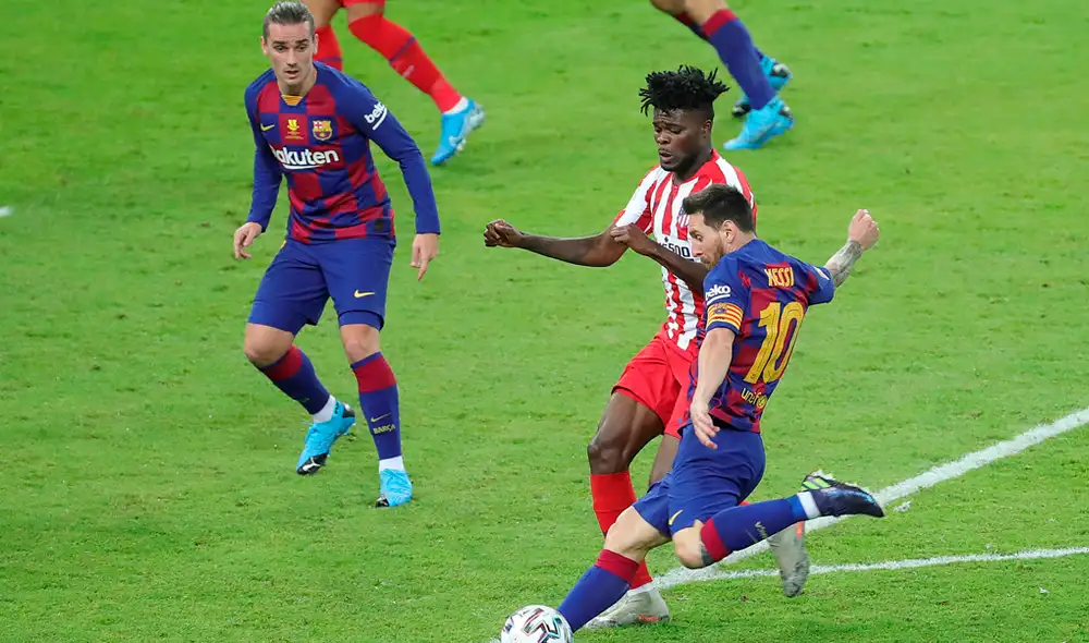 Gol de Messi en el Barcelona vs Atlético de Madrid