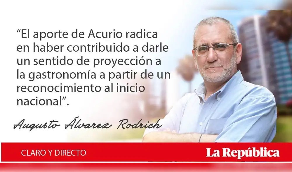 El aporte valioso de Gastón Acurio