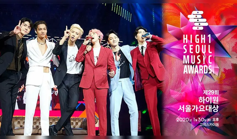 Miembros de EXO fueron los más premiados de la noche al llevarse cuatro trofeos, incluyendo todos las categorías de popularidad.