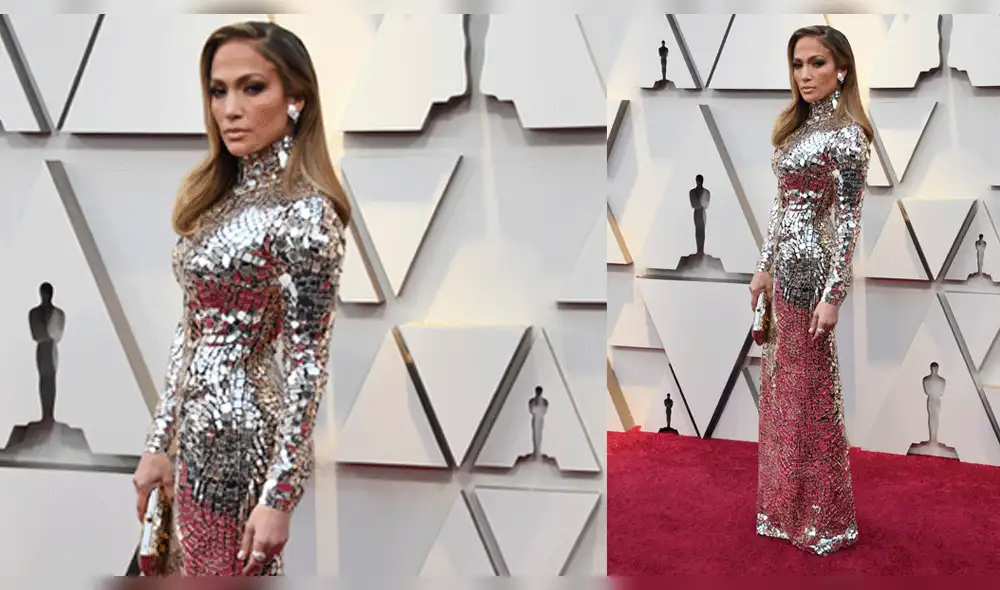 Oscar 2019: Jennifer Lopez deslumbró en la alfombra roja [VIDEO]
