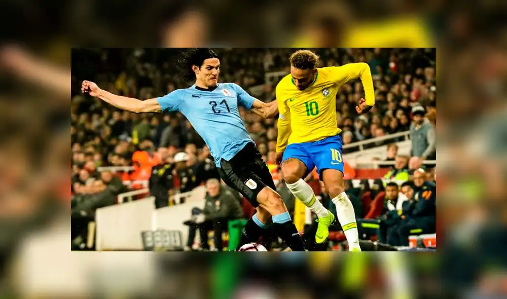 Brasil vs Uruguay: Neymar y Cavani generan polémica luego de esta jugada [VIDEO]