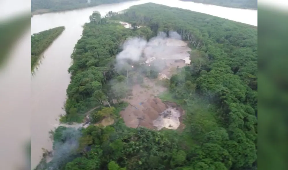 Implacable lucha contra la minería ilegal.