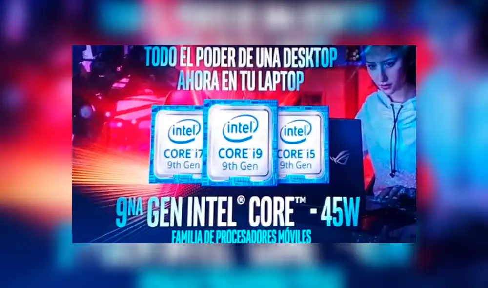 Los nuevos procesadores en laptops harán que la experiencia sea la misma que en un ordenador de escritorio. Foto: LR