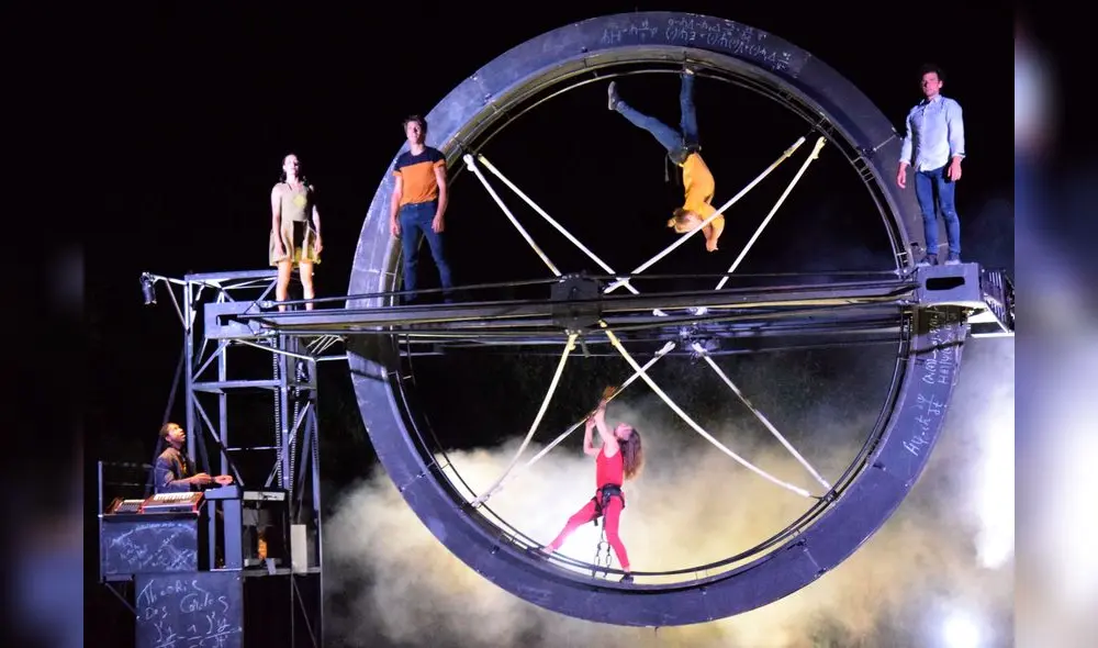 Espectáculo Perceptions en escena. Espectáculo Perceptions en escena.