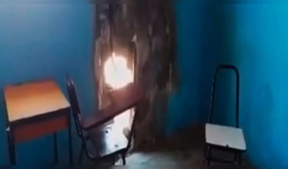 Sullana: drogadictos habrían originado incendio en colegio