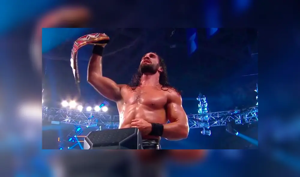 Seth Rollins volvió a levantar el título Universal. Créditos: WWE